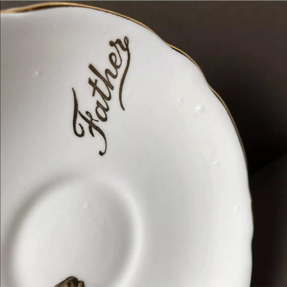 Tea Cup And Saucer Father Horses Duchess Bone China England Large Size - Picture 4 of 12